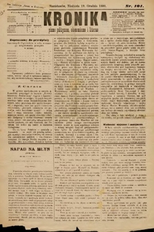 Kronika : pismo polityczne, ekonomiczne i literackie. 1880, nr 101