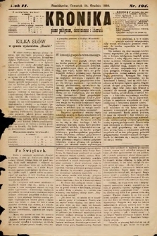 Kronika : pismo polityczne, ekonomiczne i literackie. 1880, nr 104
