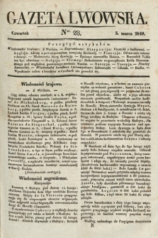 Gazeta Lwowska. 1840, nr 28