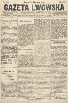 Gazeta Lwowska. 1891, nr 190