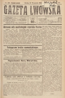 Gazeta Lwowska. 1922, nr 206