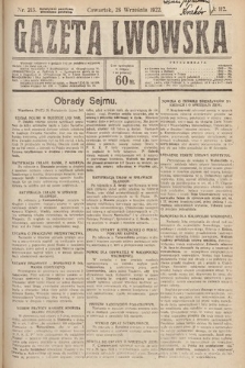 Gazeta Lwowska. 1922, nr 213