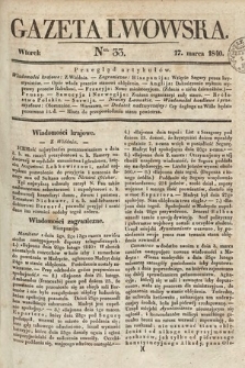 Gazeta Lwowska. 1840, nr 33