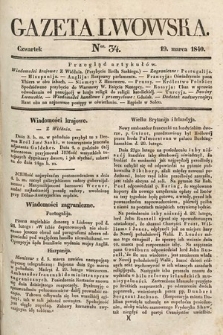 Gazeta Lwowska. 1840, nr 34