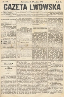 Gazeta Lwowska. 1891, nr 205