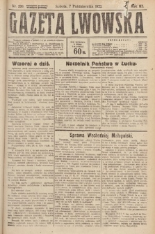 Gazeta Lwowska. 1922, nr 220