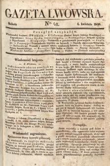 Gazeta Lwowska. 1840, nr 41
