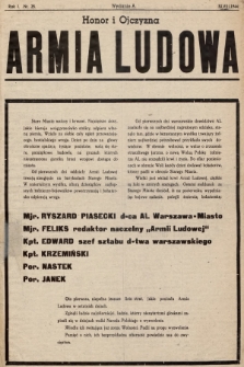 Armia Ludowa : wydanie A. R.1 1944, nr 28 (30 lipca 1944)
