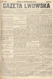Gazeta Lwowska. 1891, nr 236