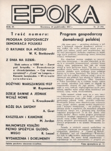 Epoka. 1937, nr 20