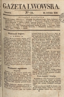 Gazeta Lwowska. 1840, nr 51