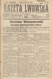 Gazeta Lwowska. 1922, nr 279