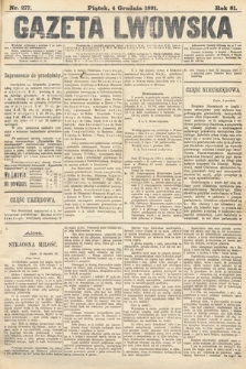 Gazeta Lwowska. 1891, nr 277