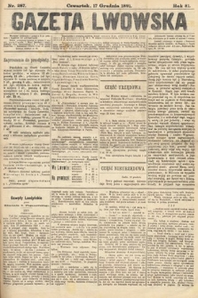 Gazeta Lwowska. 1891, nr 287