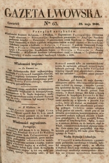 Gazeta Lwowska. 1840, nr 63