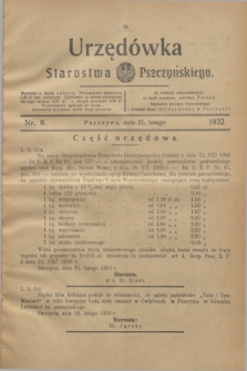 Urzędówka Starostwa Pszczyńskiego. 1932, nr 9 (27 lutego)