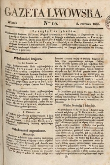 Gazeta Lwowska. 1840, nr 65