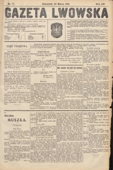Gazeta Lwowska. 1919, nr 71