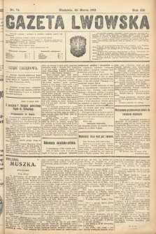 Gazeta Lwowska. 1919, nr 74