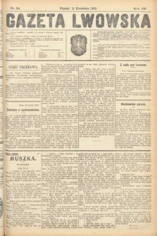 Gazeta Lwowska. 1919, nr 84