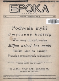 Epoka. 1932, nr 1