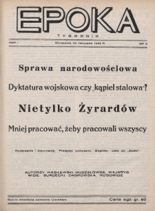 Epoka. 1932, nr 8