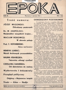 Epoka. 1936, nr 1
