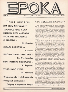 Epoka. 1936, nr 11