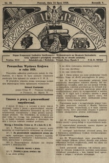 Przegląd Graficzny : organ Korporacyj Zakładów Graficznych i Wydawniczych na Ziemiach Zachodnich. R. 9, 1928, nr 28