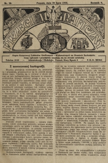 Przegląd Graficzny : organ Korporacyj Zakładów Graficznych i Wydawniczych na Ziemiach Zachodnich. R. 9, 1928, nr 30
