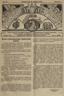 Przegląd Graficzny : organ Korporacyj Zakładów Graficznych i Wydawniczych na Ziemiach Zachodnich. R. 9, 1928, nr 34