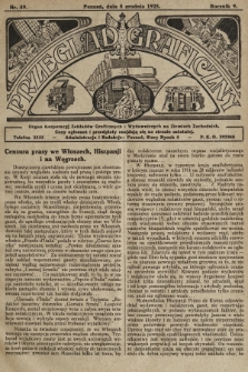 Przegląd Graficzny : organ Korporacyj Zakładów Graficznych i Wydawniczych na Ziemiach Zachodnich. R. 9, 1928, nr 49