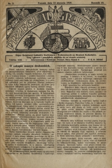 Przegląd Graficzny : organ Korporacyj Zakładów Graficznych i Wydawniczych na Ziemiach Zachodnich. R. 10, 1929, nr 2
