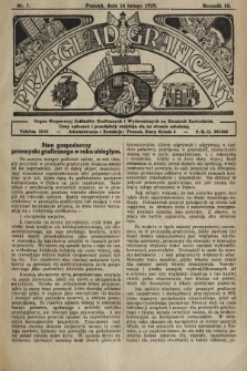 Przegląd Graficzny : organ Korporacyj Zakładów Graficznych i Wydawniczych na Ziemiach Zachodnich. R. 10, 1929, nr 7