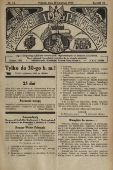 Przegląd Graficzny : organ Korporacyj Zakładów Graficznych i Wydawniczych na Ziemiach Zachodnich. R. 10, 1929, nr 16