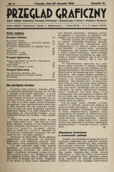 Przegląd Graficzny : Organ Związku Organizacyj Przemysłu Graficznego i Wydawniczego w Polsce z siedzibą w Warszawie. R. 13, 1932, nr 3
