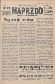 Naprzód : organ Polskiej Partji Socjalistycznej. 1924, nr 4