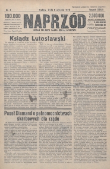 Naprzód : organ Polskiej Partyi Socjalistycznej. 1924, nr 6
