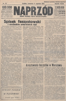 Naprzód : organ Polskiej Partji Socjalistycznej. 1924, nr 13