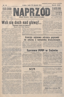 Naprzód : organ Polskiej Partji Socjalistycznej. 1924, nr 24