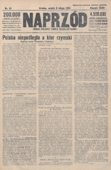 Naprzód : organ Polskiej Partji Socjalistycznej. 1924, nr 32