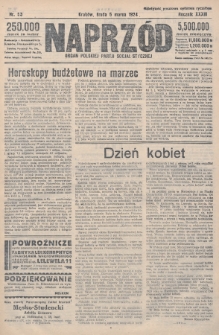 Naprzód : organ Polskiej Partji Socjalistycznej. 1924, nr 53