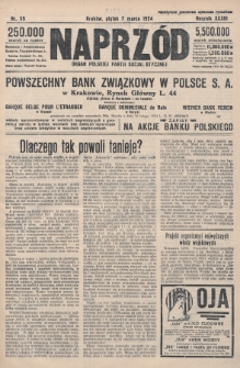 Naprzód : organ Polskiej Partji Socjalistycznej. 1924, nr 55