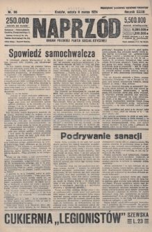 Naprzód : organ Polskiej Partji Socjalistycznej. 1924, nr 56