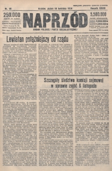 Naprzód : organ Polskiej Partji Socjalistycznej. 1924, nr 90