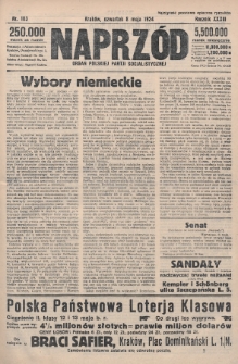 Naprzód : organ Polskiej Partyi Socjalistycznej. 1924, nr 103
