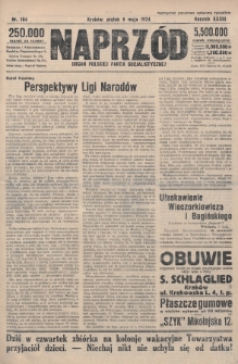 Naprzód : organ Polskiej Partji Socjalistycznej. 1924, nr 104