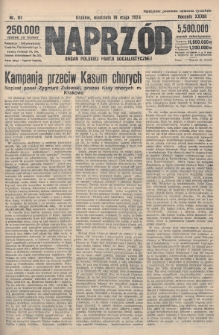Naprzód : organ Polskiej Partji Socjalistycznej. 1924, nr 111