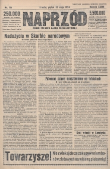 Naprzód : organ Polskiej Partji Socjalistycznej. 1924, nr 115