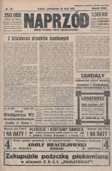 Naprzód : organ Polskiej Partji Socjalistycznej. 1924, nr 118